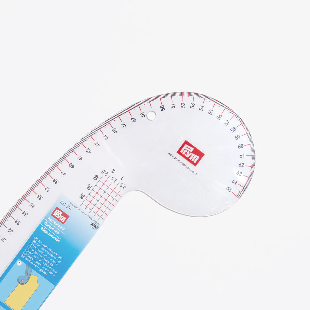 Prym Curved Ruler